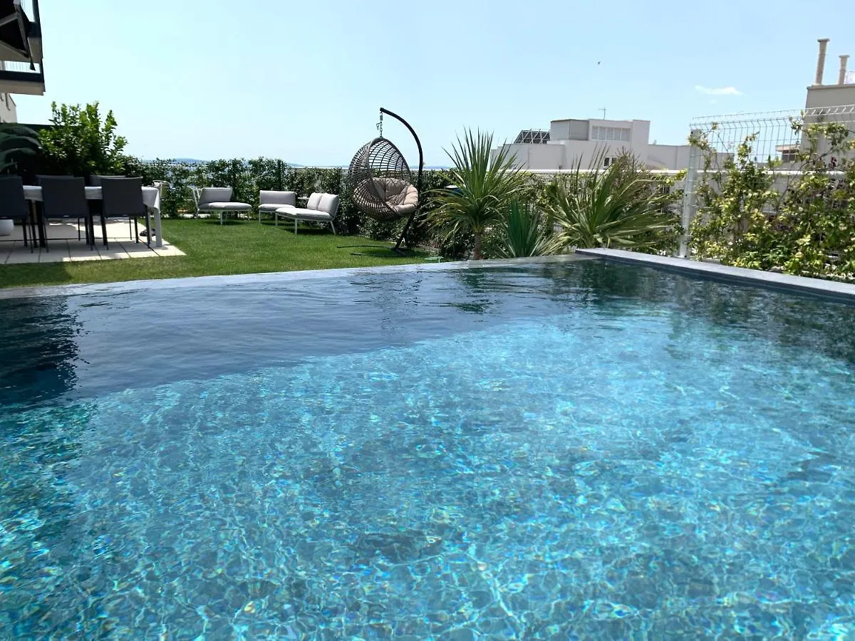ספליט New Luxury Apartment With Private Heated Pool And Amazing Terrace With Seaview